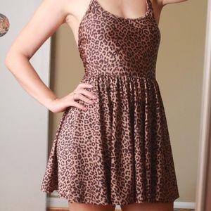 American Apparel Cheetah/ Leopard Print Dress